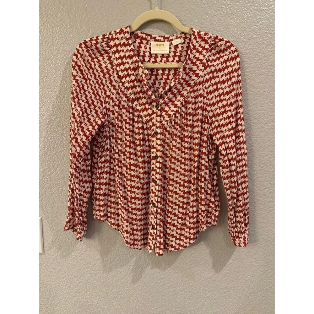 Anthropologie Maeve X-small top
